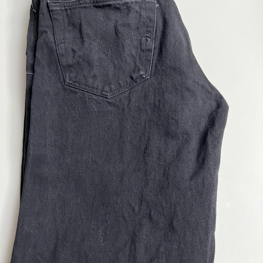LEVI’s Black Jeans Men’s SZ 34/34 Levi’s 501 Label Black Denim Pant Button Fly